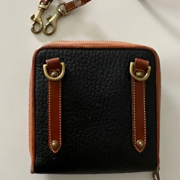 Dooney & Bourke All-Weather Leather Small Zip-Along Crossbody Wallet Belt Purse - Picture 11 of 12